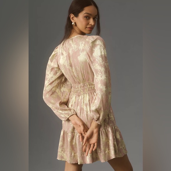 Anthropologie The Long-Sleeve Somerset Mini Dress - Picture 3 of 11
